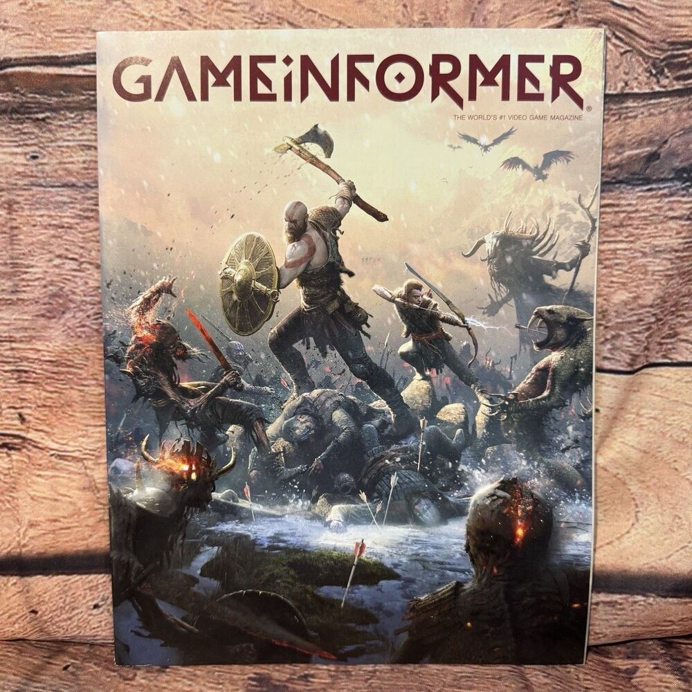 Game Informer Issue 298 February 2018 God of War Cover Video Game Magazine